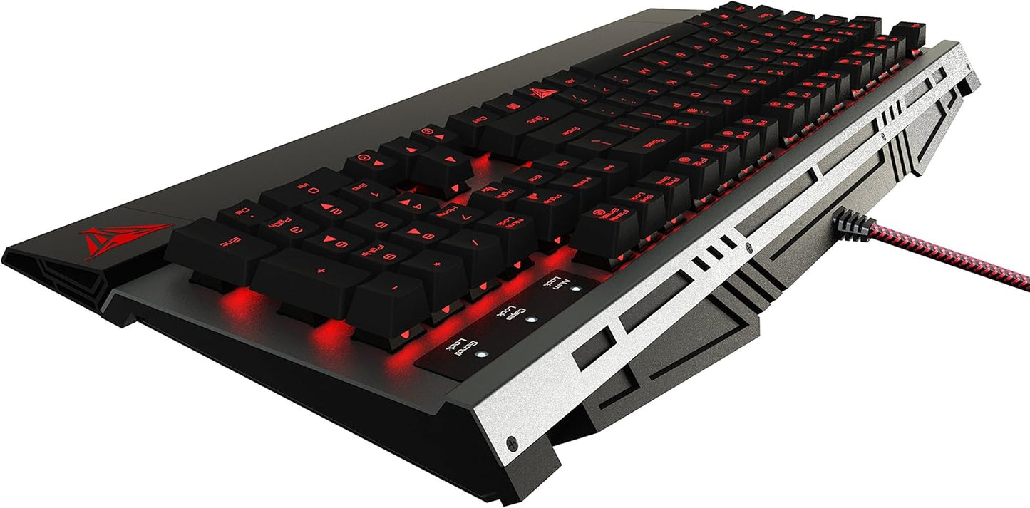 Teclado Patriot Viper V730 (Pv730Mbulgm) Gaming Ingles, Red Led Backlight
