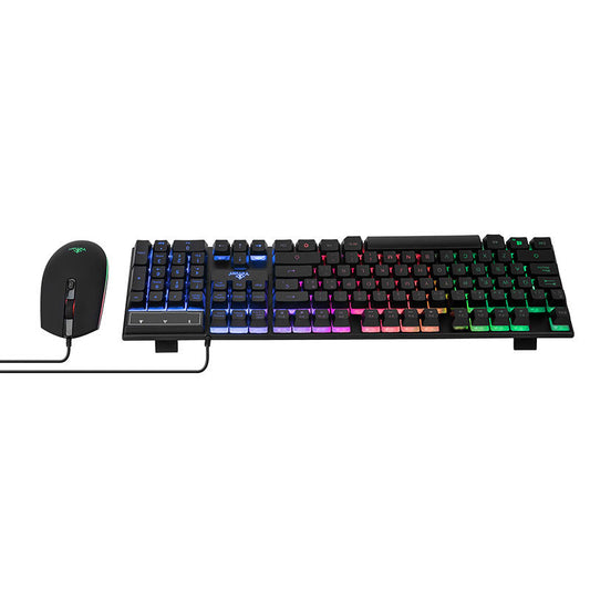 Teclado Y Mouse Yeyian (Ykp-20705) Gaming, Phoenix Series 2001, Alambrico, Usb, Negro