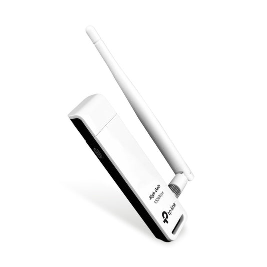 Tp-Link Adaptador De Red Usb Tl-Wn722N, Inalámbrico, 2.4 - 2.4835 Ghz, Con Antena De 4Dbi