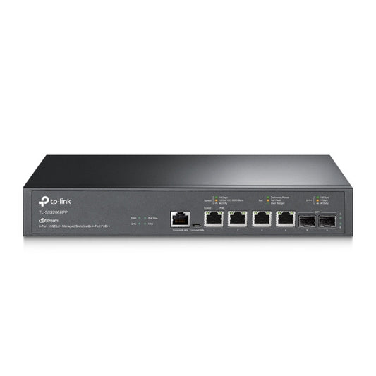 Tp-Link Switch Admin Jetstream 6Ptos 10Ge L2+4Ptos Poe+/Tl-Sx3206Hpp