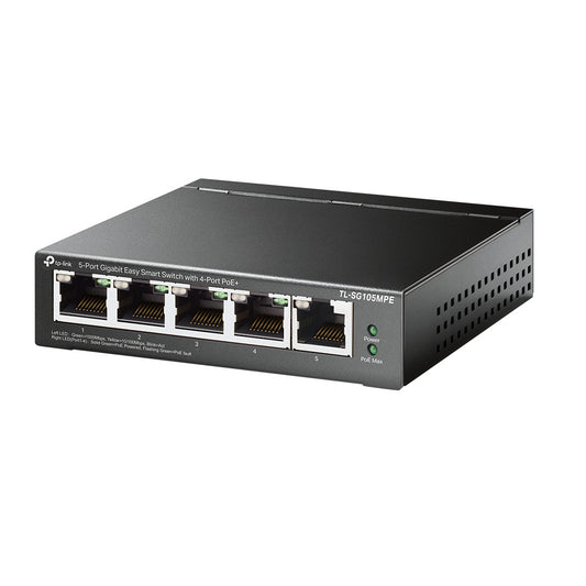 Tp-Link Switch Smart Gb 5 Ptos Con Poe+De 4 Ptos/Tl-Sg105Mpe