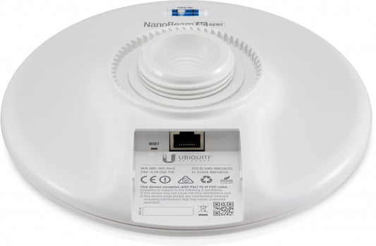 Ubiquiti Antena Nano Air Ac Gen2 450 Mbps 5 Ghz D 19 Dbi(Nbe-5Ac-Gen2)