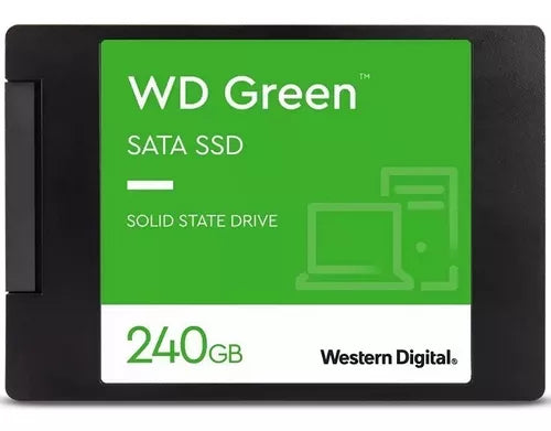 Unidad Ssd 2.5" Wd 240Gb (Wds240G3G0A) Green, Sata3, 7Mm