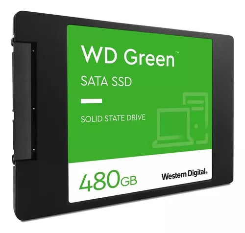 Unidad Ssd 2.5" Wd 480Gb (Wds480G3G0A) Green, Sata3, 7Mm