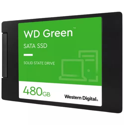 Unidad Ssd 2.5" Wd 480Gb (Wds480G3G0A) Green, Sata3, 7Mm