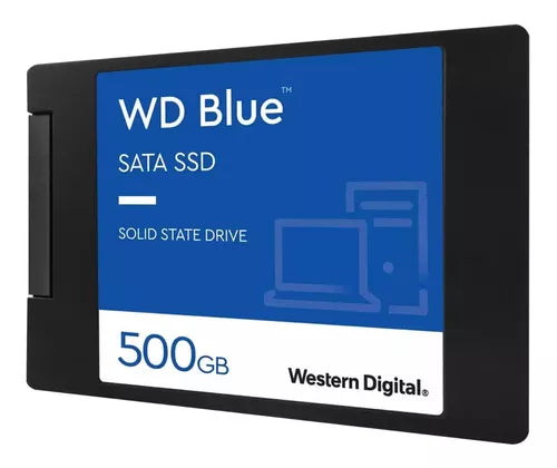 Unidad Ssd 2.5" Wd 500Gb (Wds500G3B0A) Blue Sa510, 7Mm, Sata3, 3D Nand