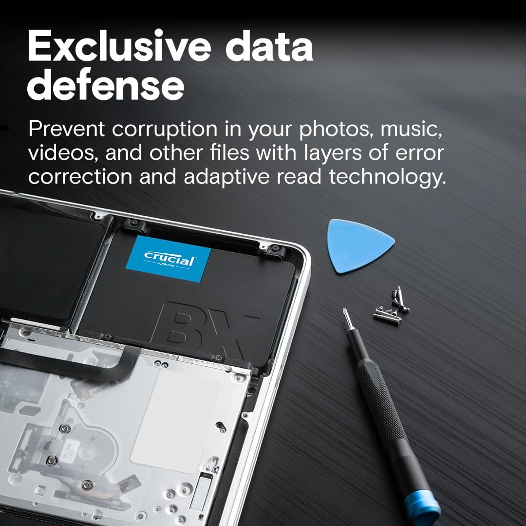 Unidad Ssd 2.5" Crucial 1Tb (Ct1000Bx500Ssd1) Sata3, 7Mm, 3D Nand