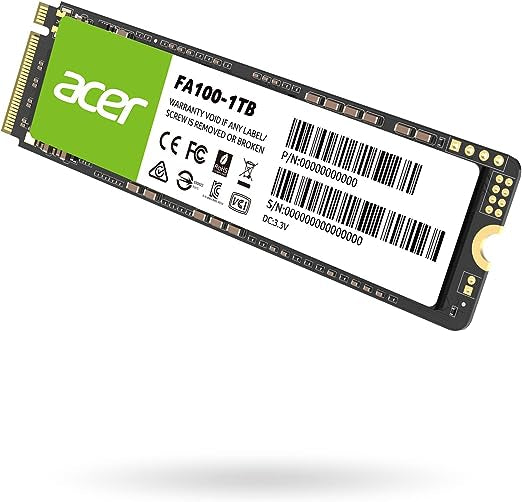 Unidad Ssd Acer Fa100 1Tb M.2 Nvme 3300Mb/S (Bl.9Bwwa.120)