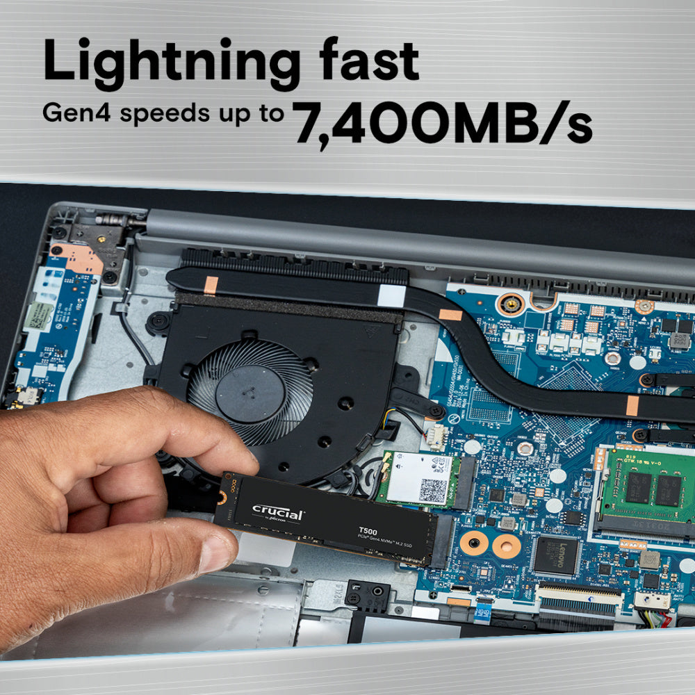 Unidad Ssd M.2 Crucial 2Tb T500 (Ct2000T500Ssd8) T500 Pcie 4.0 Nvme 2280