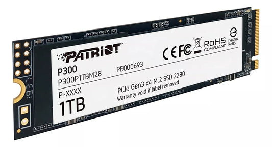 Unidad Ssd M.2 Patriot 1Tb (P300P1Tbm28) P300, Pcie 3.0, Nvme, 2280