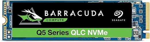 Unidad Ssd M.2 Seagate 500Gb (Zp500Cv3A001) Barracuda Q5, Nvme, Pcie 3.0, 2280