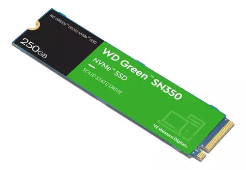 Unidad Ssd M.2 Wd 250Gb (Wds250G2G0C) Green Sn350, Pcie 3.0, Nvme, 2280