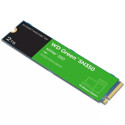 Unidad Ssd M.2 Wd 2Tb (Wds200T3G0C) Green Sn350, Pcie 3.0, Nvme, 2280