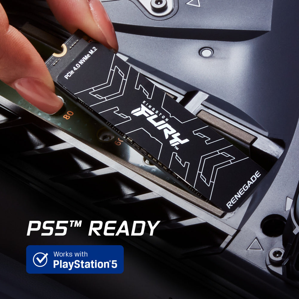 Unidad Ssd M.2 Kingston 4Tb (Sfyrd/4000G) Nvme, Pci Express 4.0, Fury Renegade, 2280