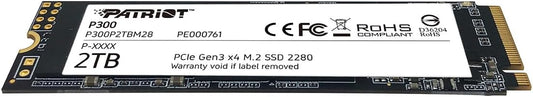 Unidad Ssd M.2 Patriot 128Gb (P300P128Gm28) P300,Pcie 3.0, Nvme, 2280
