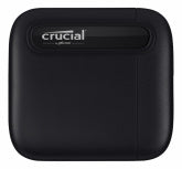 Unidad Ssd Portable Crucial 4Tb (Ct4000X6Ssd9) X6, Usb 3.2, Usb-C, Negro