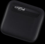 Unidad Ssd Portable Crucial 4Tb (Ct4000X6Ssd9) X6, Usb 3.2, Usb-C, Negro