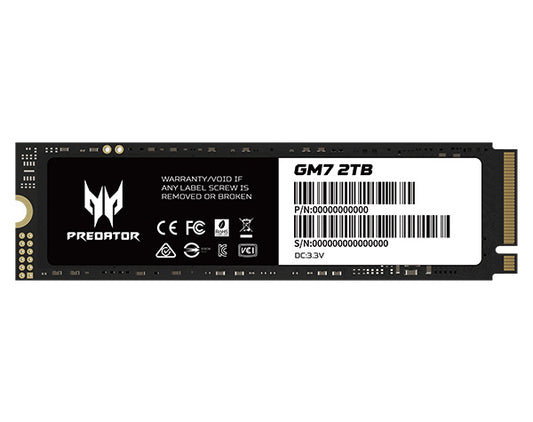 Unidad Ssd Predator Gm7 2Tb M.2 Nvme Gen4X4 7200Mb/S (Bl.9Bwwr.119)