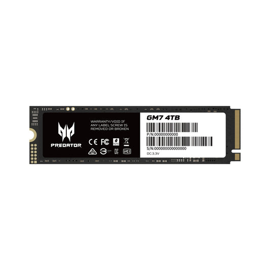 Unidad Ssd Predator Gm7 4Tb M.2 Nvme Gen4X4 7200Mb/S (Bl.9Bwwr.120)