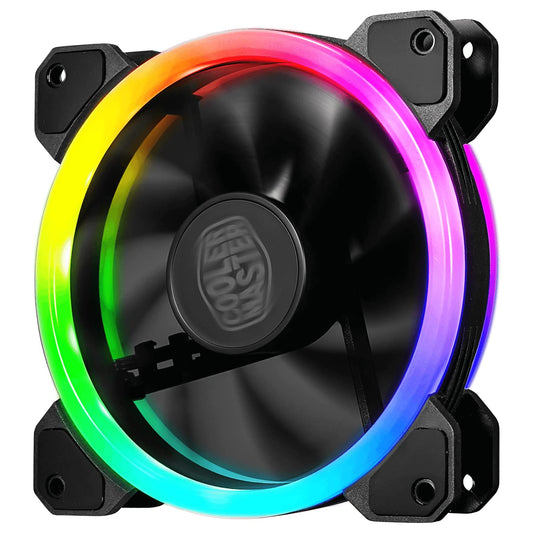 Ventilador Gabinete Cooler Master (Mfw-B2Dn-12Nfa-S2) Mf120Mm S2Leds Argb Cpu3 Pines 16Leds