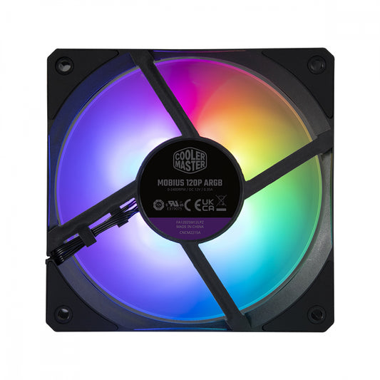 Ventilador Gabinete Cooler Master (Mfz-M2Dn-243P2-R1) Mobius 120P Argb 3-Pack Fan Kit