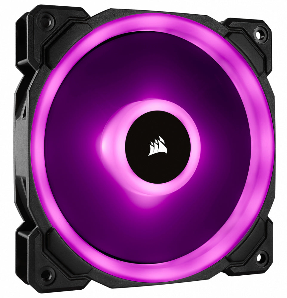Ventilador Gabinete Corsair (Co-9050071-Ww) Ll120Rgb Luz Dual, 120Mm, Negro
