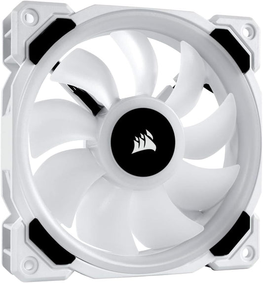 Ventilador Gabinete Corsair (Co-9050091-Ww) Ll120Rgb Luz Dual, 120Mm, Blanco