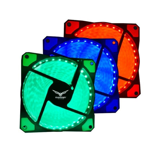 Ventilador Naceb (Na-0919A) 120Mm1200Rpmled Azul