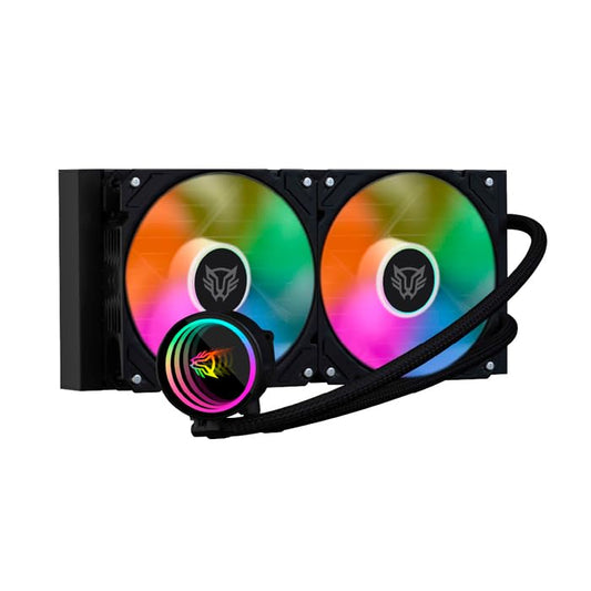 Ventilador P/Cpu Balam Rush (Br-937368) Hydrox Pro Hx20,240Mm,2 Fan 120Mm,Enfriamiento Liq,Negro