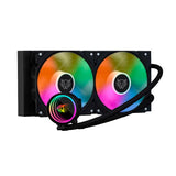 Ventilador P/Cpu Balam Rush (Br-937368) Hydrox Pro Hx20,240Mm,2 Fan 120Mm,Enfriamiento Liq,Negro