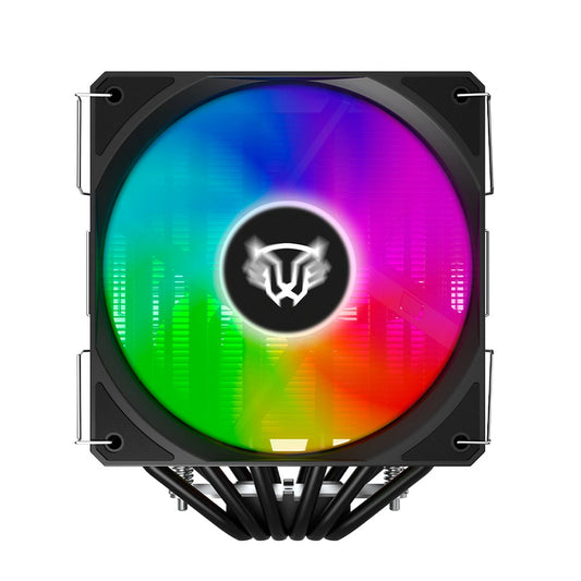 Ventilador P/Cpu Balam Rush (Br-937382) Nitrox Nx70,Vent 120Mm,6 Tubos,Lga 1700,Am5,Argb,Negro