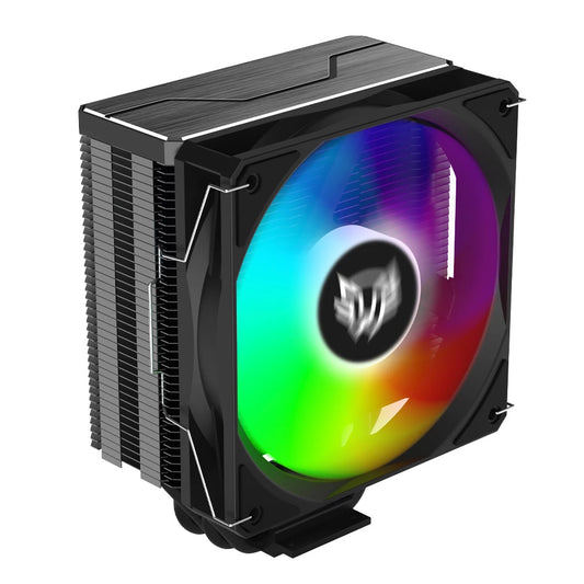 Ventilador P/Cpu Balam Rush (Br-937405) Nitrox Nx50,Vent 120Mm,4 Tubos,Lga 1700,Am5,Rgb,Negro