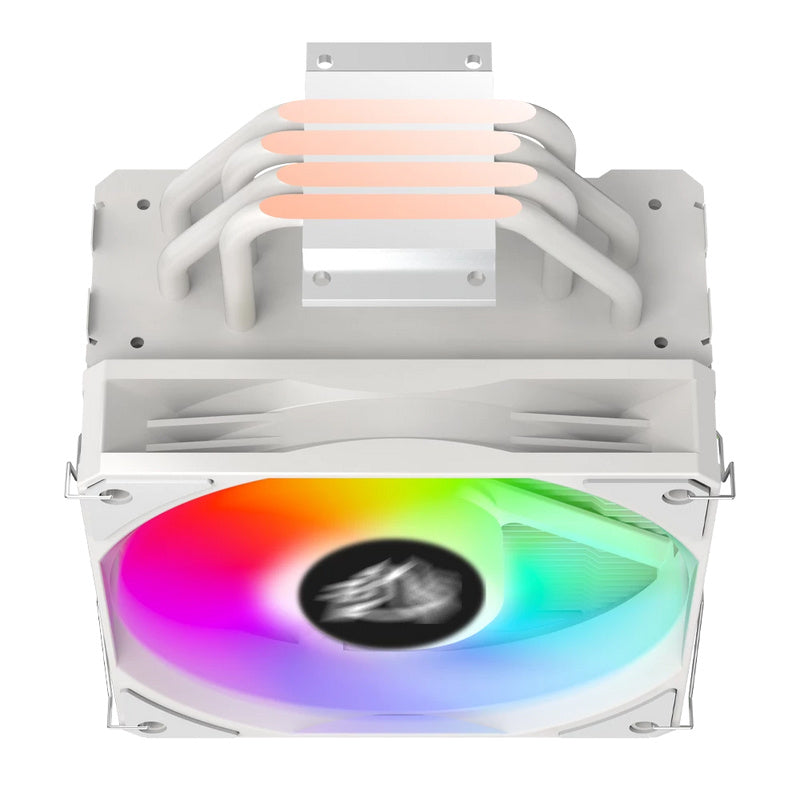 Ventilador P/Cpu Balam Rush (Br-937917) Nitrox Nx50Wvent 120Mm4 Tuboslga 1700Am5Rgbblanco