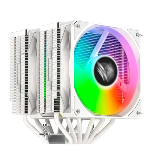 Ventilador P/Cpu Balam Rush (Br-937931) Nitrox Nx70W,Vent 120Mm,6 Tubos,Lga 1700,Am5,Argb,Blanco