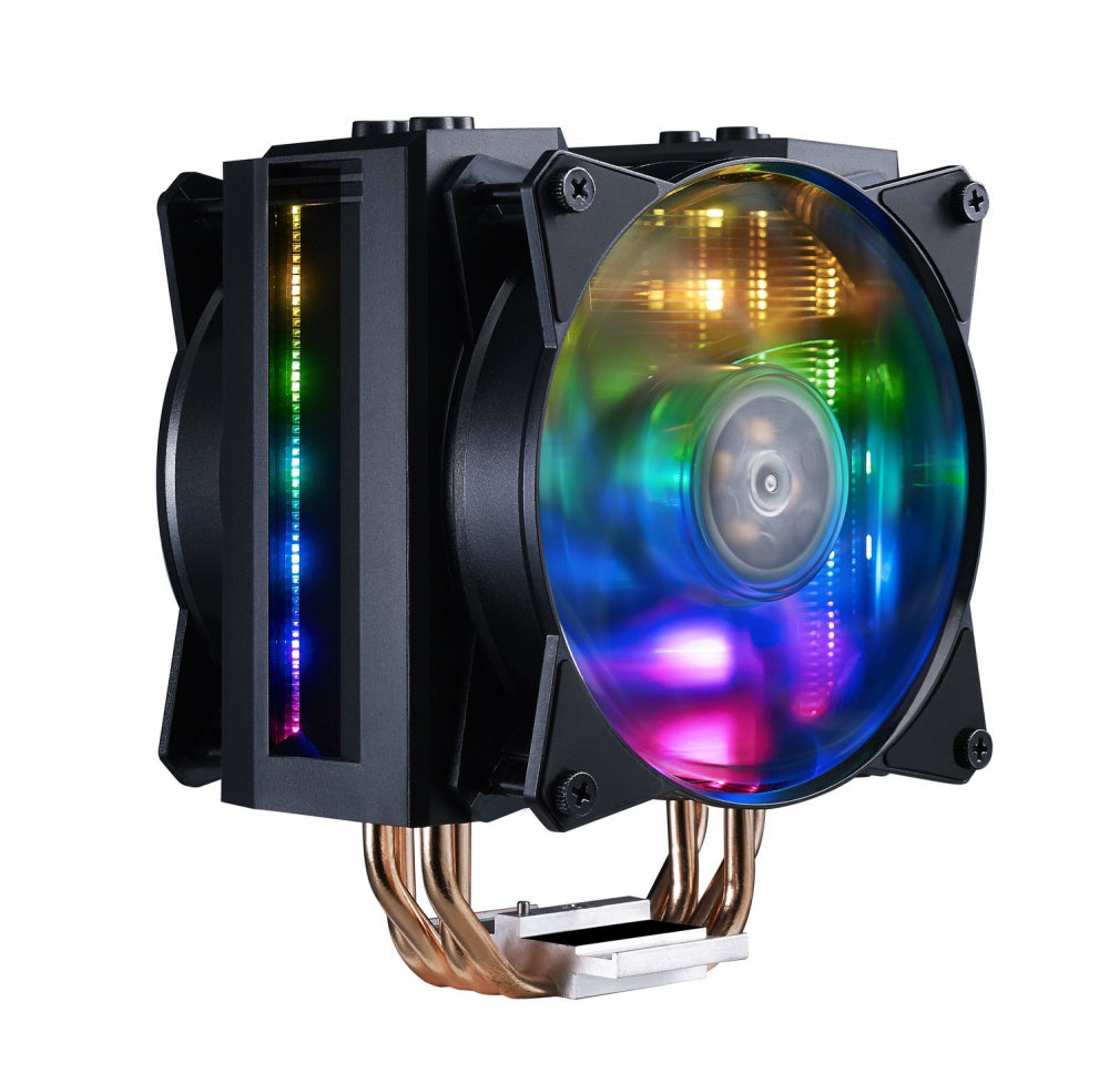 Ventilador P/Cpu Cooler Master (Mam-T4Pn-218Pc-R1) Masterair Ma410M Rgb,Lga1200,Am4,28 Leds,4 Tubos