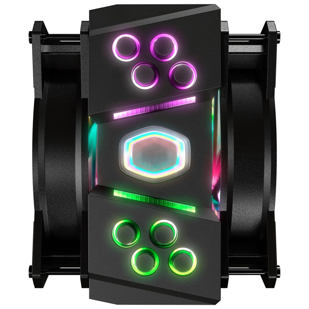 Ventilador P/Cpu Cooler Master (Mam-T4Pn-218Pc-R1) Masterair Ma410M Rgb,Lga1200,Am4,28 Leds,4 Tubos
