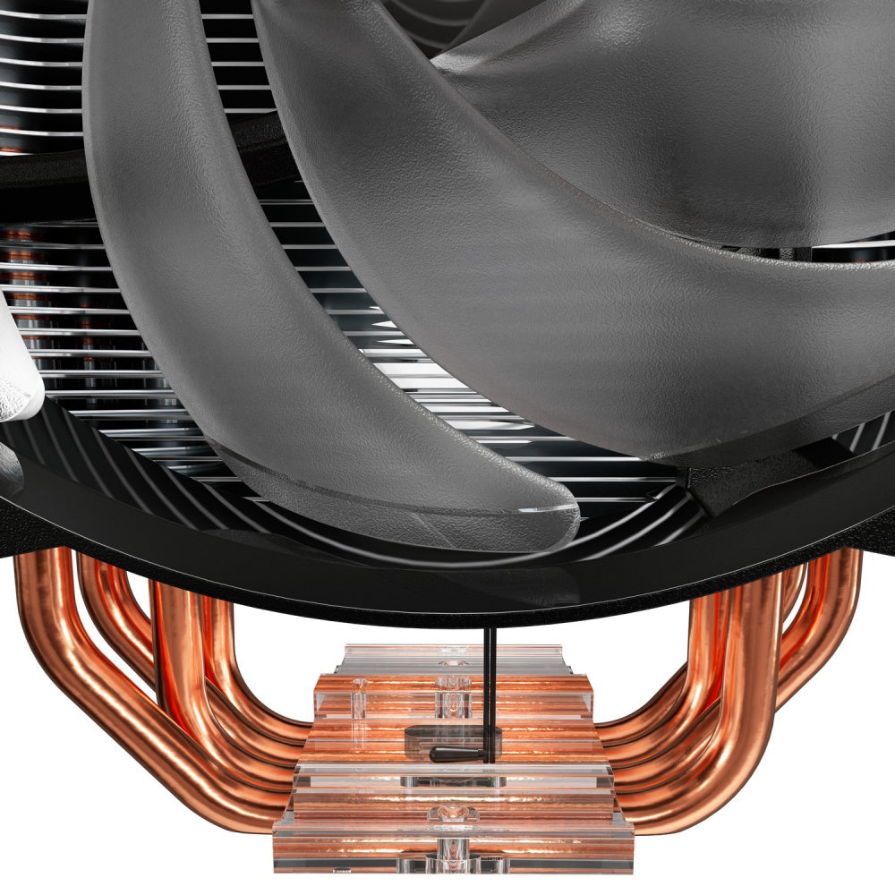 Ventilador P/Cpu Cooler Master (Mam-T4Pn-218Pc-R1) Masterair Ma410M Rgb,Lga1200,Am4,28 Leds,4 Tubos