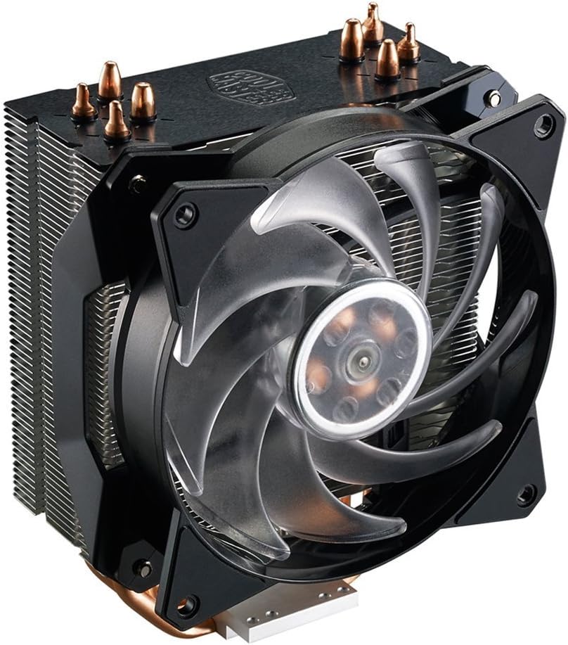 Ventilador P/Cpu Cooler Master (Map-T4Pn-220Pc-R1) Ma410P,120Mm Air Balance Rgb, Lga1200/Am4