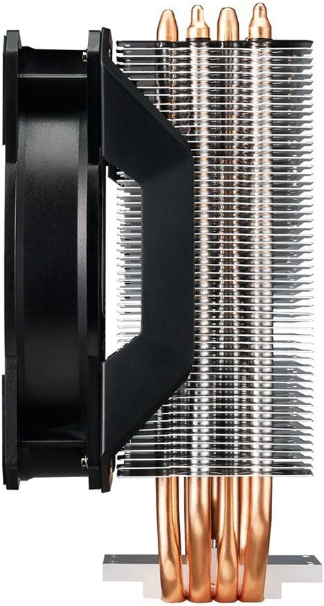 Ventilador P/Cpu Cooler Master (Map-T4Pn-220Pc-R1) Ma410P,120Mm Air Balance Rgb, Lga1200/Am4