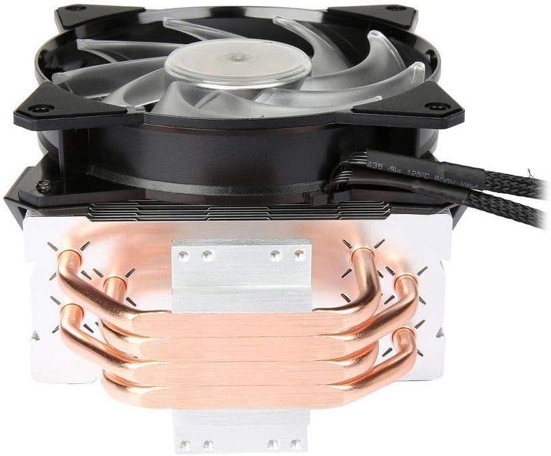 Ventilador P/Cpu Cooler Master (Map-T4Pn-220Pc-R1) Ma410P,120Mm Air Balance Rgb, Lga1200/Am4