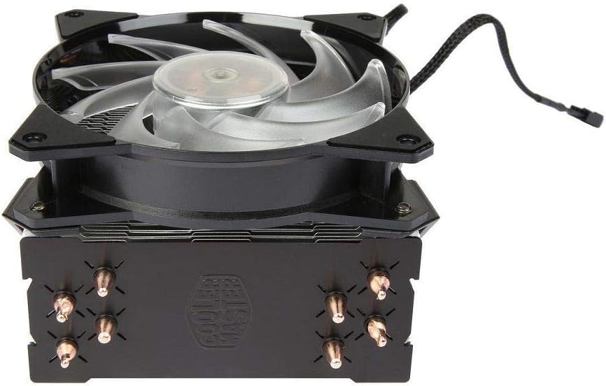 Ventilador P/Cpu Cooler Master (Map-T4Pn-220Pc-R1) Ma410P,120Mm Air Balance Rgb, Lga1200/Am4