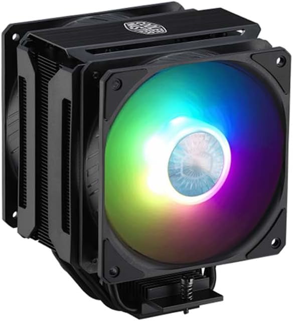 Ventilador P/Cpu Cooler Master (Map-T6Ps-218Pa-R1) Ma612 Stealth 2*Fan 120Mm Argb,Negro,Lga1700/Am5