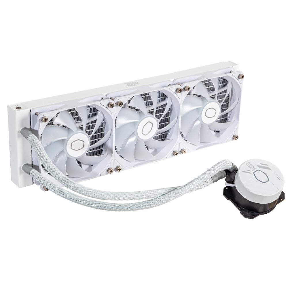 Ventilador P/Cpu Cooler Master (Mlw-D36M-A18Pz-Rw)Masterliquid 360L V2 Argb, Blanco, 3*Fans 120Mm