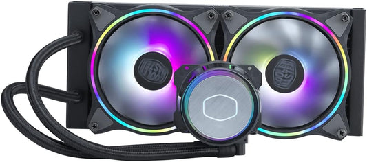 Ventilador P/Cpu Cooler Master (Mlx-D24M-A18P2-R1) Ml240 Rgb, Illusion,Negro, Enfriamiento Liquido