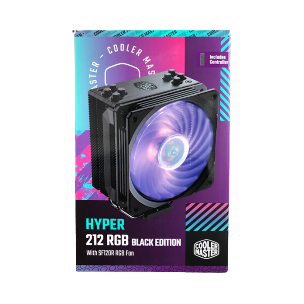 Ventilador P/Cpu Cooler Master (Rr-212S-20Pc-R2) Hyper 212 Black Editionlga1700/Am44 Tubosrgb