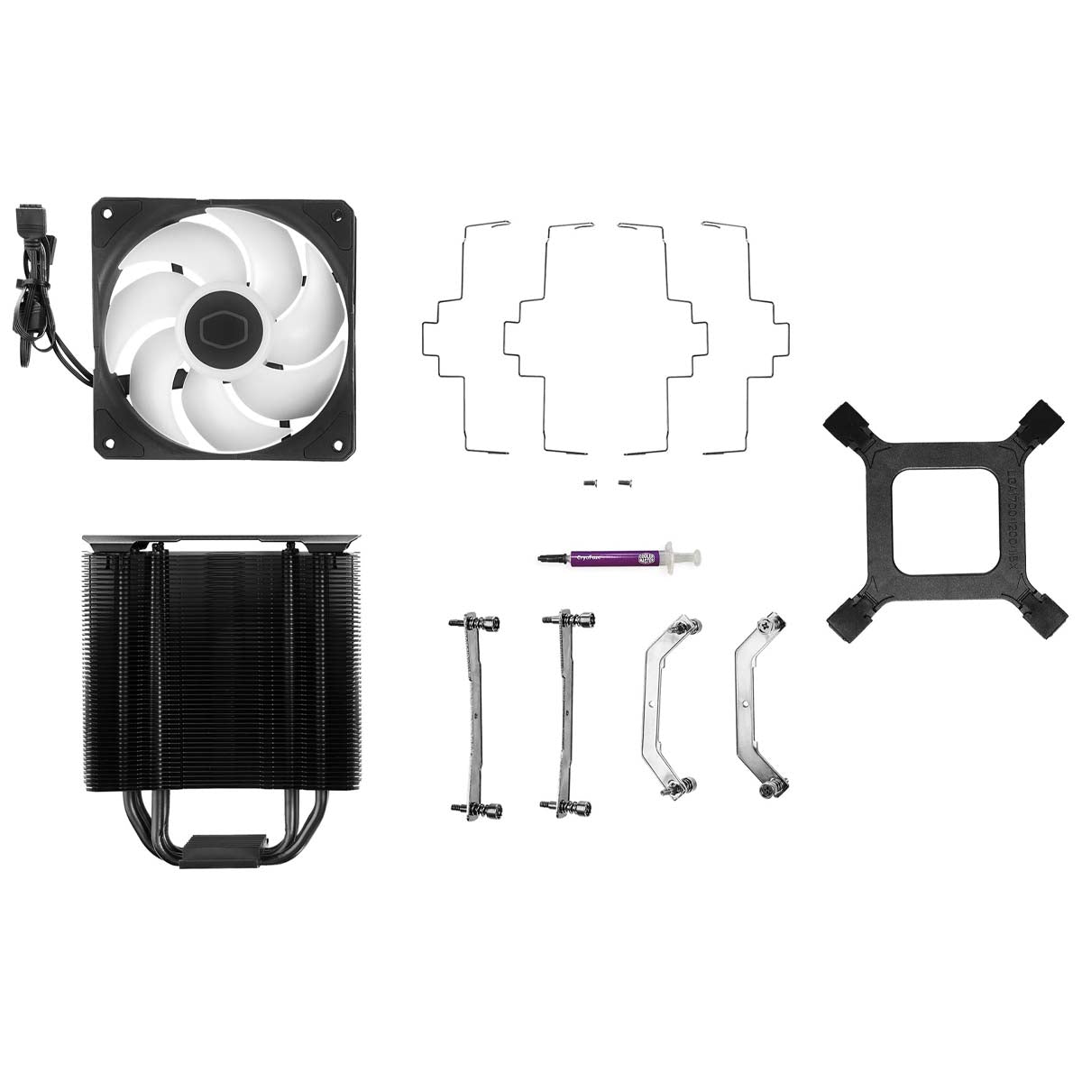 Ventilador P/Cpu Cooler Master (Rr-212S-25Pz-R1)Hyper 212 Pro Negro 120Mmargb4Pwmlga1700/Am5