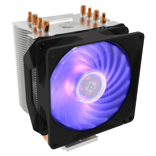 Ventilador P/Cpu Cooler Master (Rr-H410-20Pc-R1) Hyper H410R Rgblga1700/Am44 Pwm2000Rpmplata