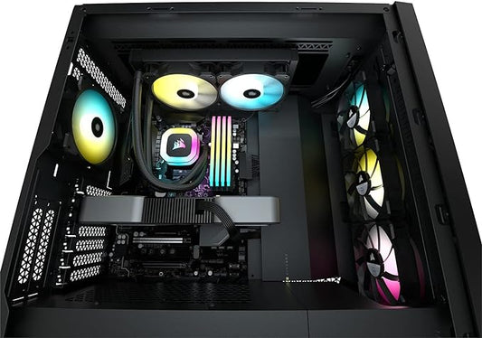 Ventilador P/Cpu Corsair (Cw-9060053-Ww) H100 Argb,240Mm,Enfriamiento Liquido