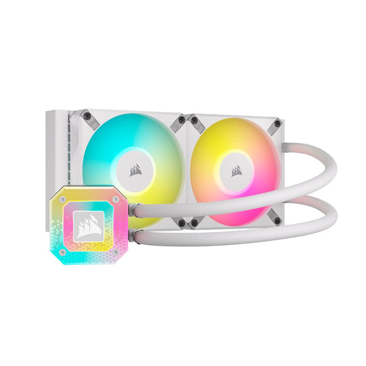 Ventilador P/Cpu Corsair (Cw-9060072-Ww) Icue H100I Elite Capellix Xt,240Mm,2 Fans,Enfriamiento Liq