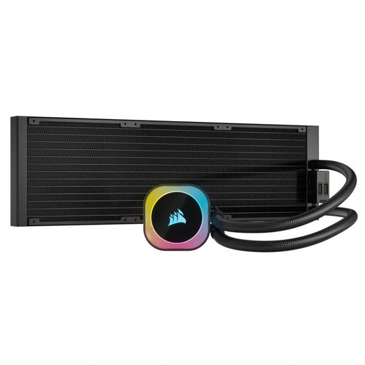 Ventilador P/Cpu Corsair (Cw-9061004-Ww) Icue Link H170I Rgb Aio,420Mm,3 Fan,Negro